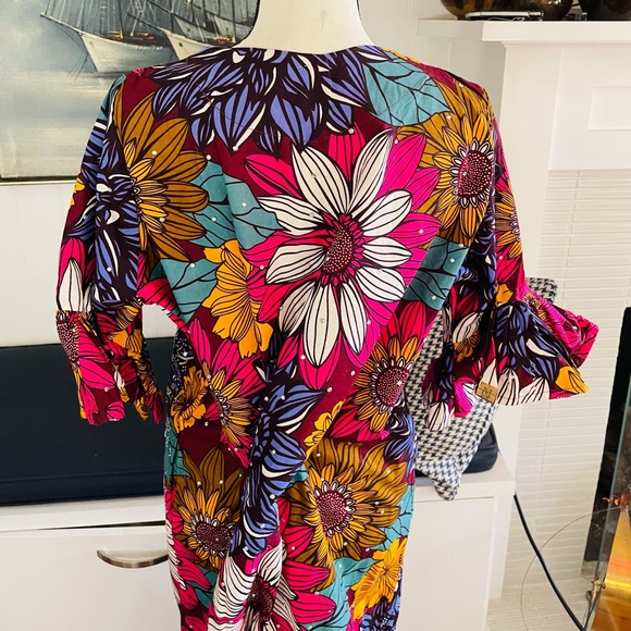 Vintage Floral Flared Dress - Picture 7 of 9